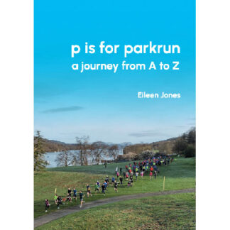 p is for parkrun - front cover image of runners