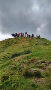 Waiting at the summit